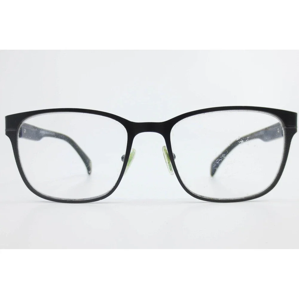 Balmain BL3058 Matte Black Rectangular Eyeglass Frames Made in France 53-17-140